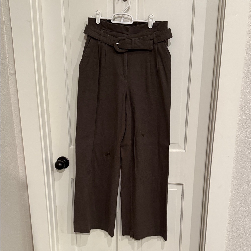 Express Dark Brown Wide Leg Pants